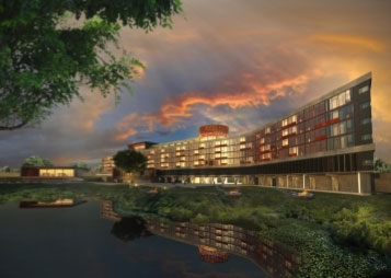 Guest Lodge that will be built at Streamsong Resort