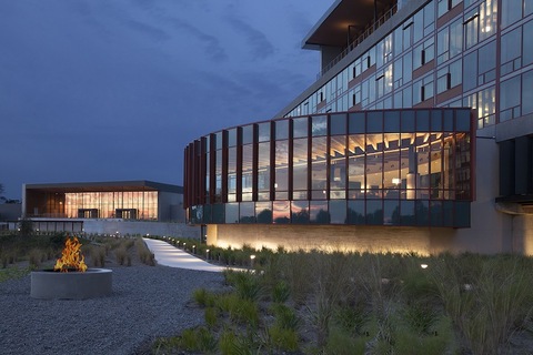 Leaf Lobby Streamsong resort Alfonso Architects